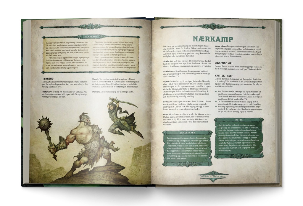 Drager og Demoner | regelbok (innbundet)