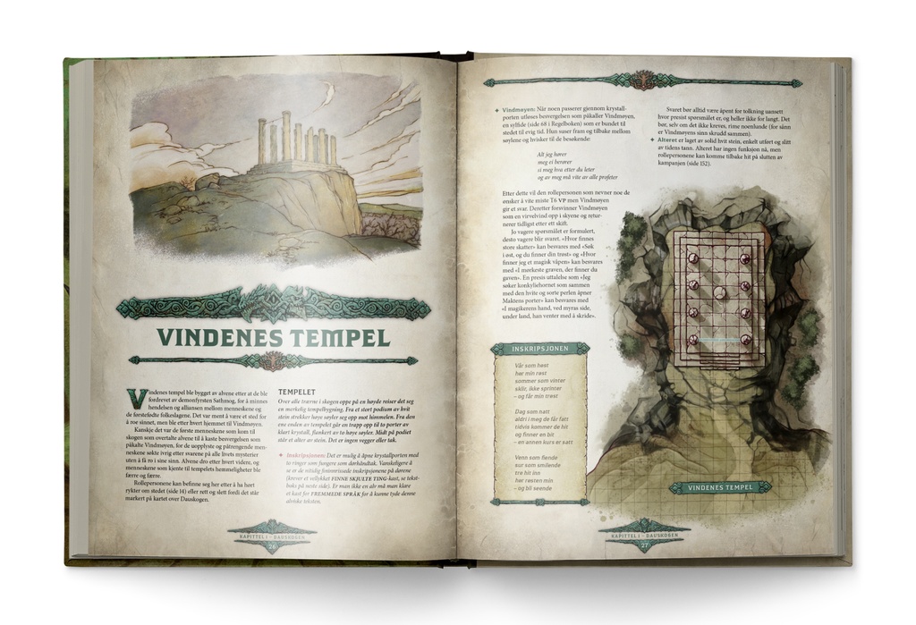 Drager og Demoner | Ærens vei (innbundet)