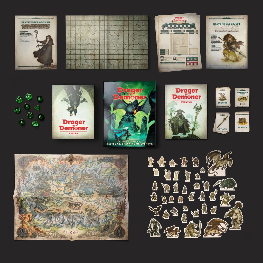 Drager og Demoner | Grunnspillet (boks)