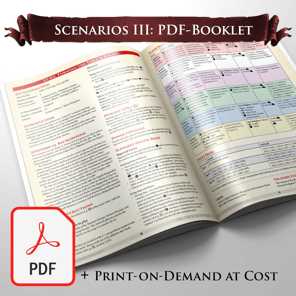 Europa Universalis: TPoP | Scenarios III (PDF)